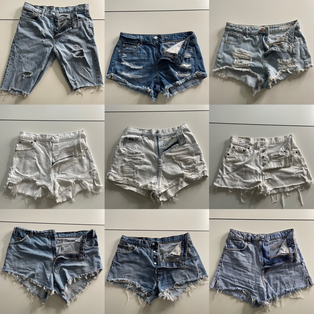 21 Vintage Modern Button Fly Cut Off Levi’s Denim Shorts